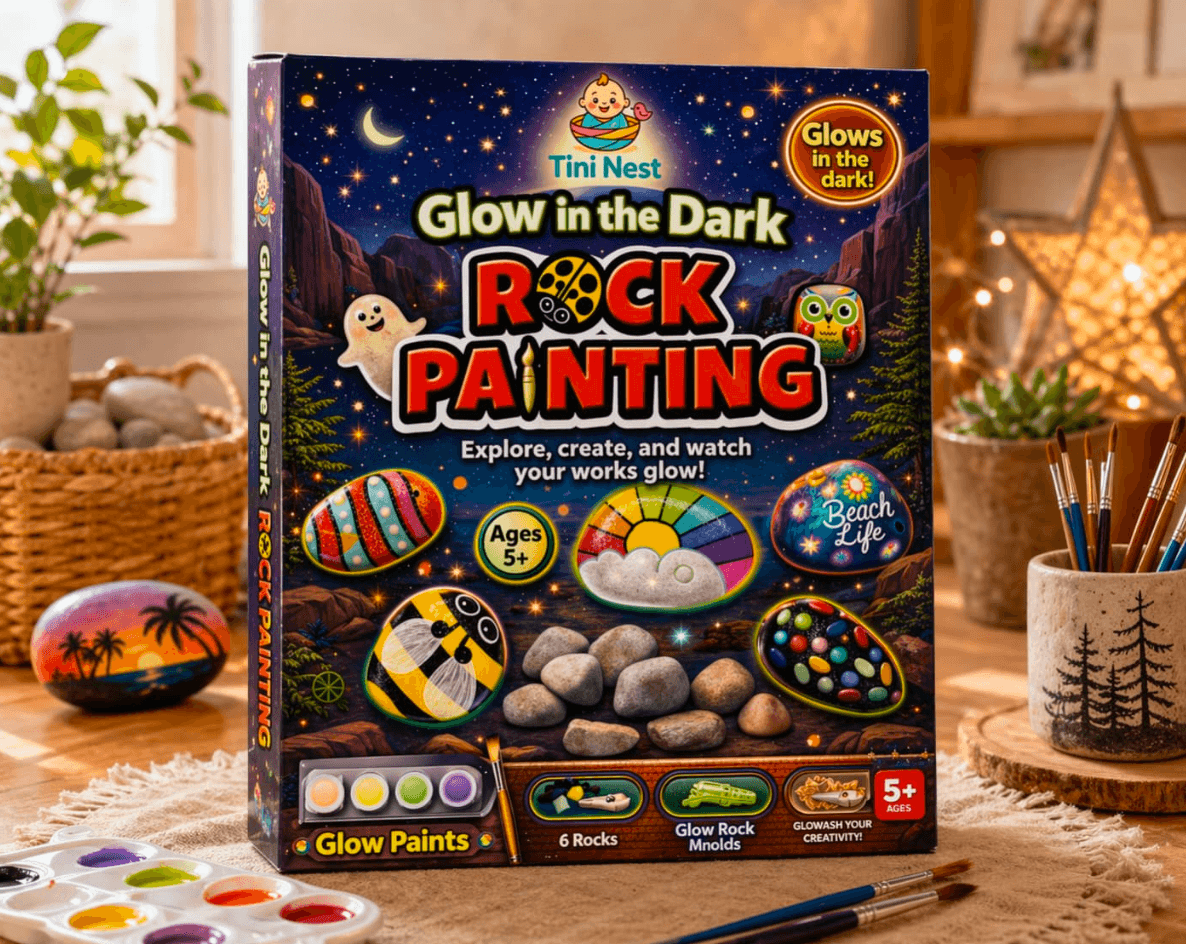 Glow in the Dark Rock Painting Kit